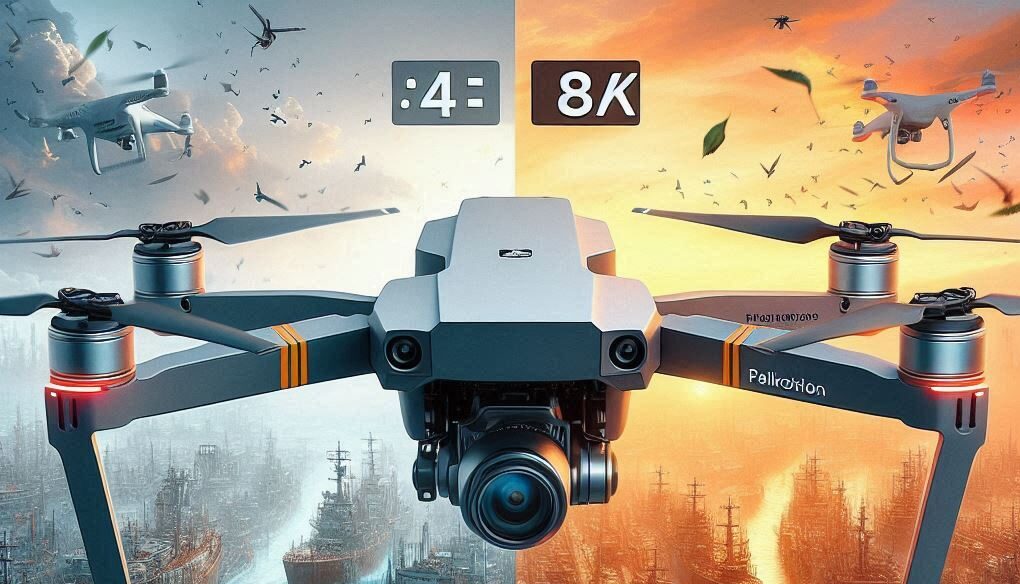 4K and 8K drones.