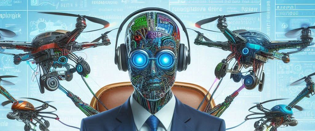 Drones in year 2030.
